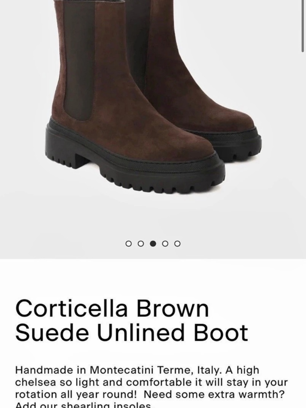 Maguire Corticella Brown Suede Unlined Boot Ankle Boots
